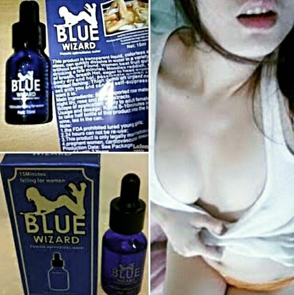 Blue Wizard Drops Sexual Effects